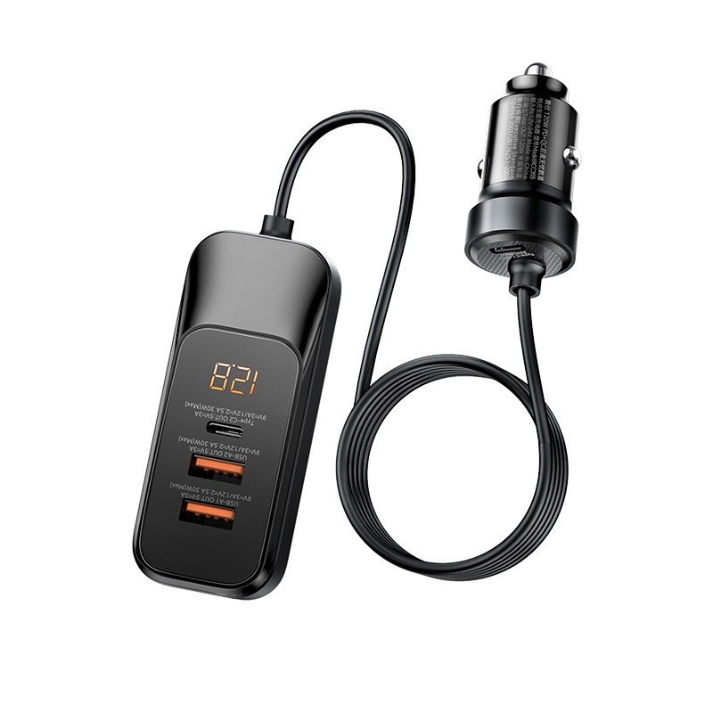 شارژر فندکی 120 وات ریمکس مدل RC-C355