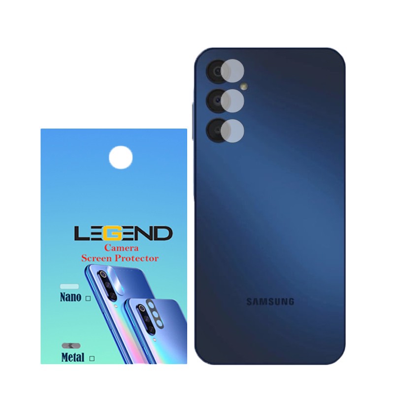 محافظ لنز دوربین لجند مدل نانوگلس مناسب برای گوشی موبایل سامسونگ Galaxy A55