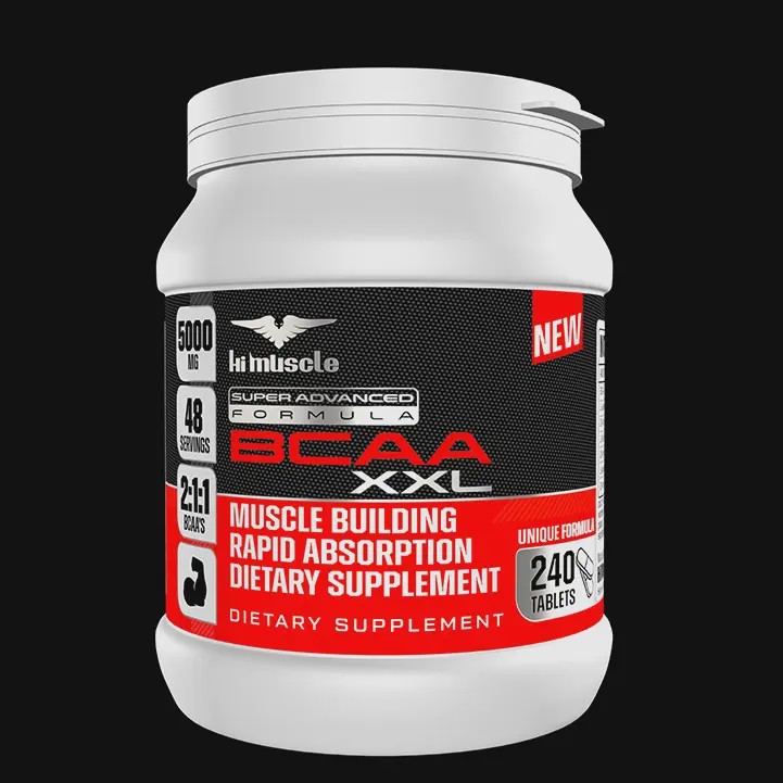 بی سی دابل ای 240تایی های ماسل آلمان hi muscle BCAA XXL
