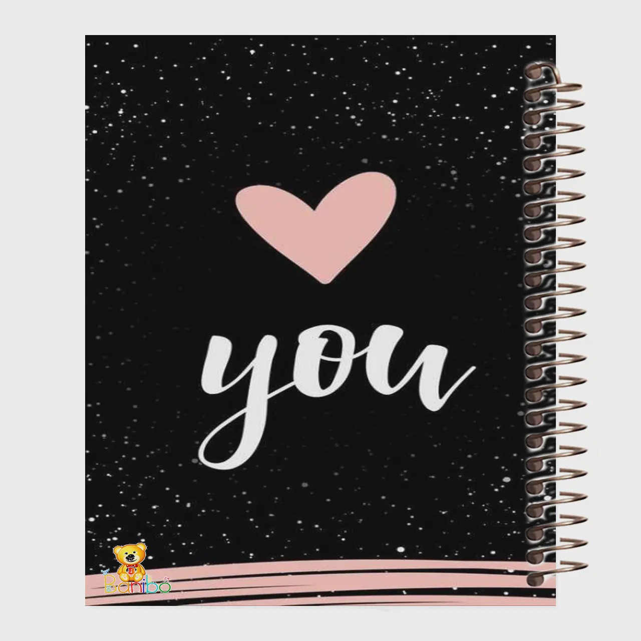 دفتر نقاشی 100 برگ طرح love کد 395
