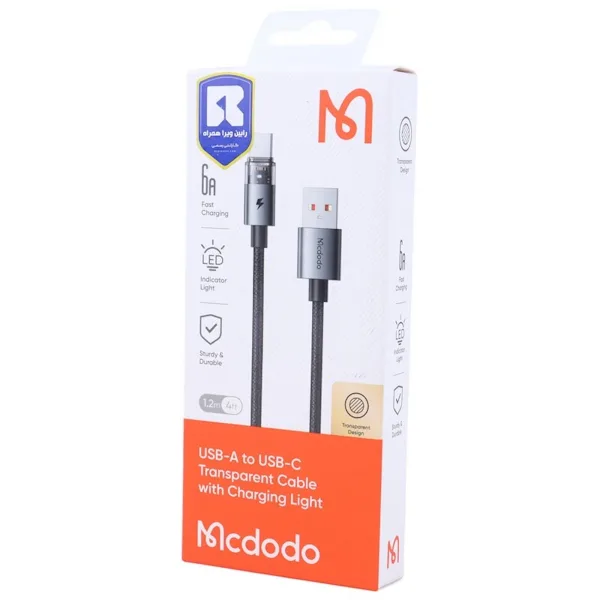 کابل تبدیل USB به USB-C مک دودو مدل CA-689 طول 1.2 متر