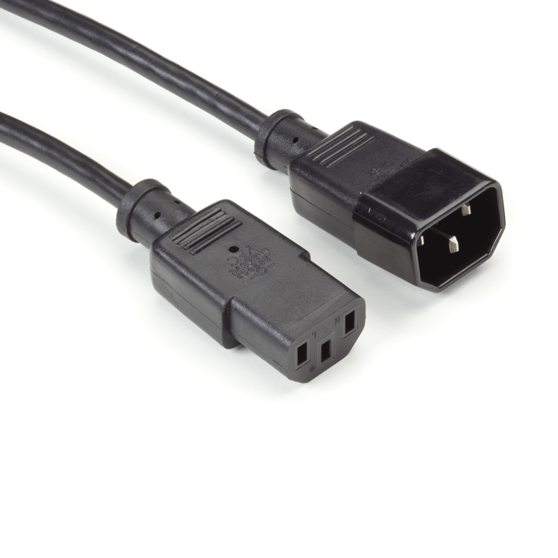 کابل برق بک تو بک بافو مدل C14-C13 ضخامت 3x1 mm طول 1 متر