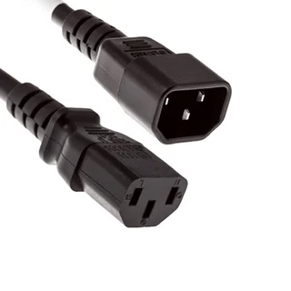 کابل برق بک تو بک بافو مدل C14-C13 ضخامت 3x1.5 mm طول 0.6 متر