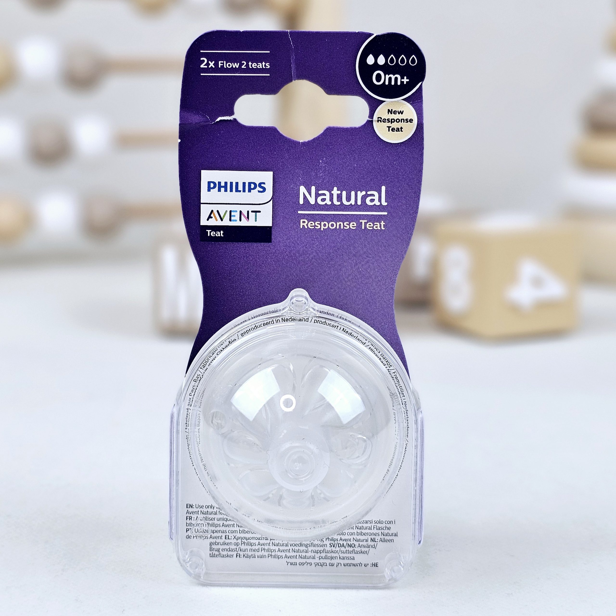 "سرشیشه فیلیپس اونت Natural Response سایز 0+ ماه 2 قطره (فروش تکی از پک دوعددی - اقتصادی و کاربردی)" AVENT