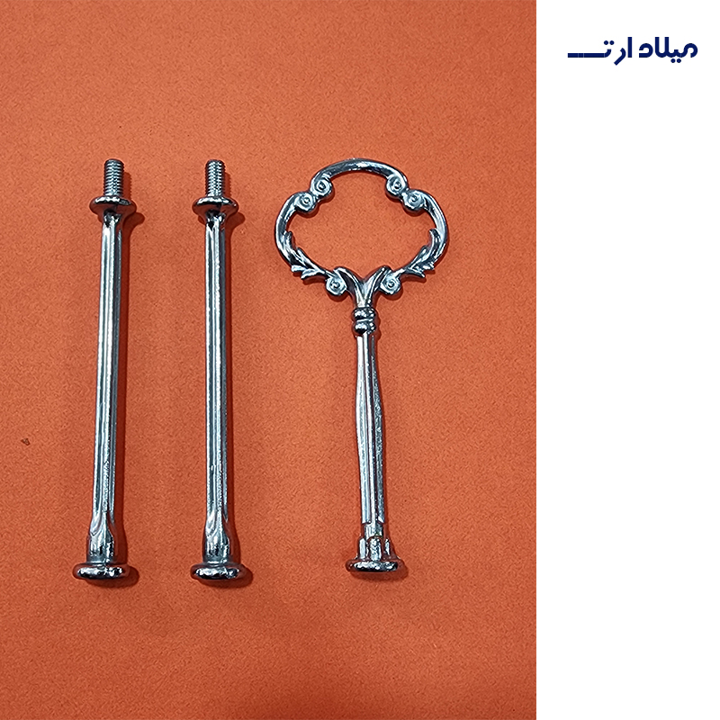 هولدر سه طبقه نقره ای مدل کوئین