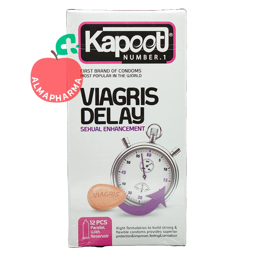 کاندوم کاپوت مدل Viagris Delay تعداد 12 عدد