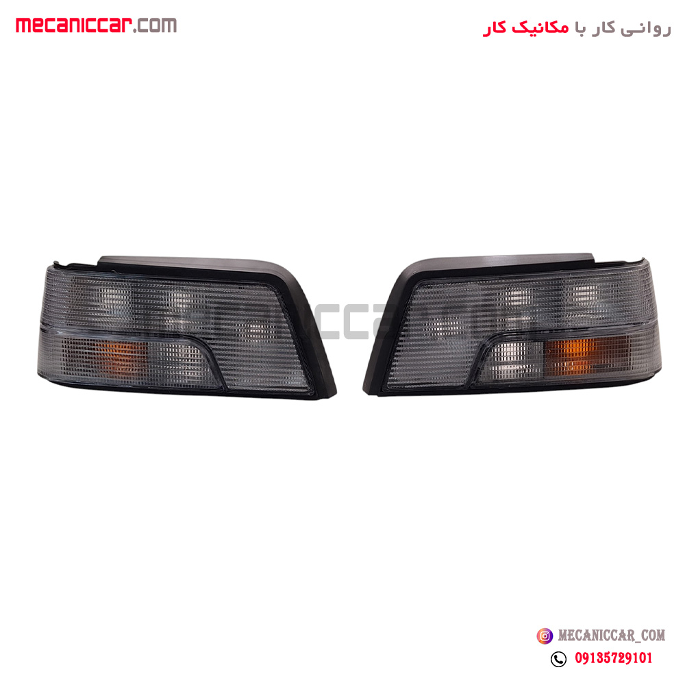 چراغ خطر تمام سفید برفی پژو 405 اسکو