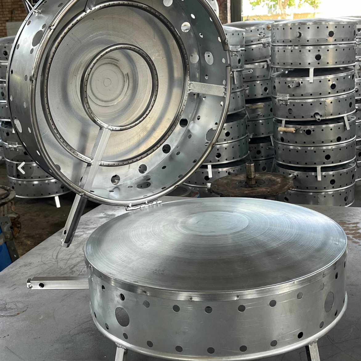 تنور گازی خانگی گرد سایز 50سانتی متر