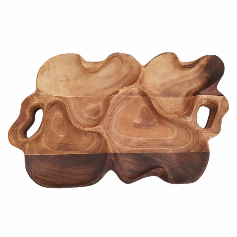 سینی مدل چوبی کد 04