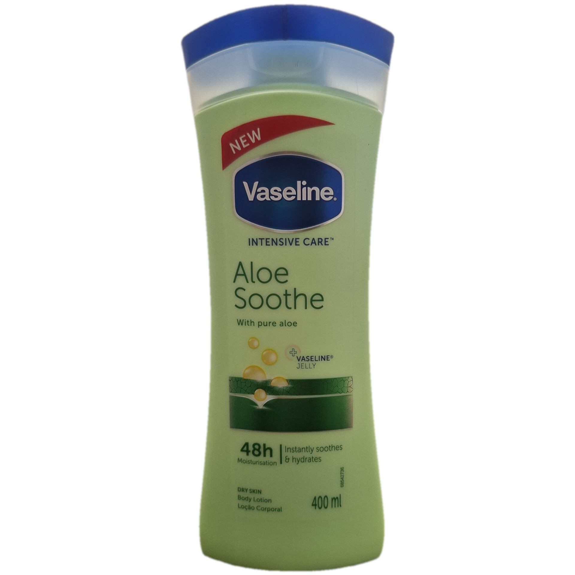 لوسیون بدن وازلین آلوئه ورا مناسب پوست های نرمال و خشک حجم 400ml