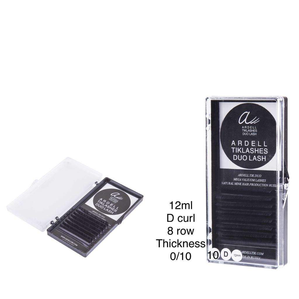 ARDELL مژه والیوم آردل 12 میل 8 ردیفه ضخامت10 اورجینال شرکت آردل