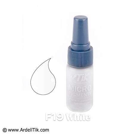 ARDELL رنگ تاتو تیک - پایه آب - سفید F19 اورجینال شرکت آردل