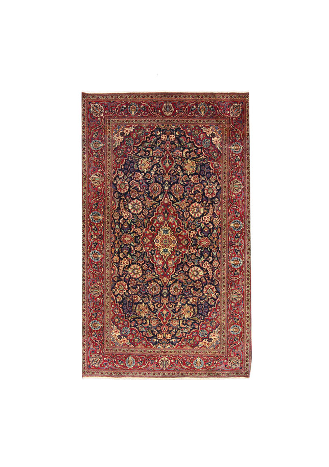 قالیچه دستبافت آنتیک کاشان (134×230) سانتیمتر