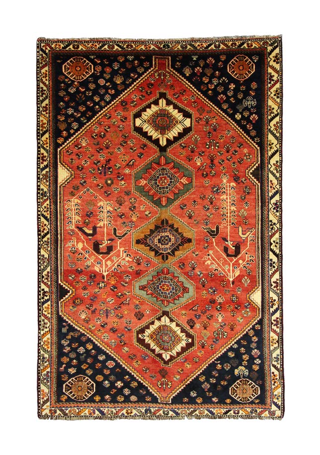 فرش دستباف قشقایی 244x165 سانتیمتر