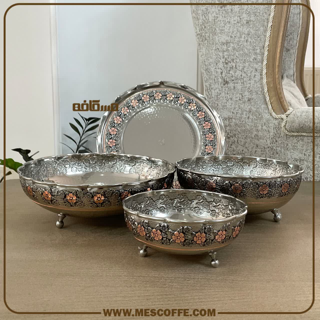 سرویس پذیرایی مسی گل سرخ