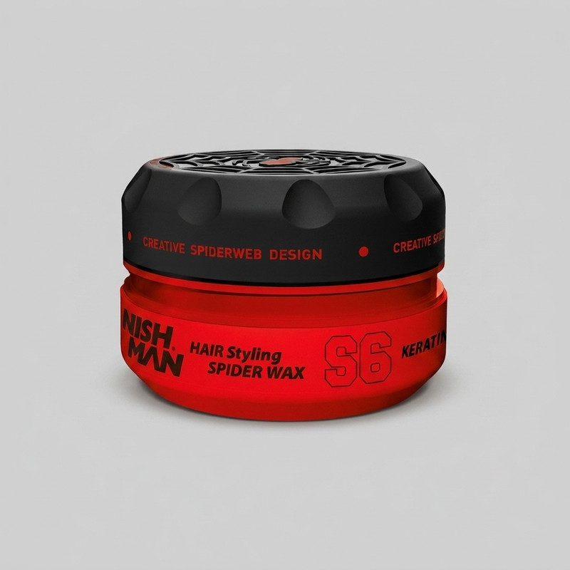 واکس مو نیشمن سری Spider مدل Keratin Fiber حجم 150 میلی لیتر