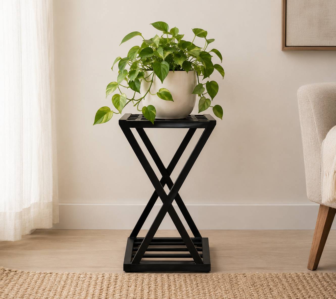 استند مخروطی گل سایز کوچک SM-01-011 سورین متال