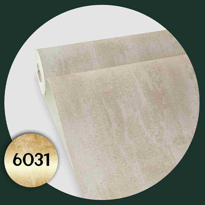 کاغذ دیواری طرح پتینه کرم کد 6031