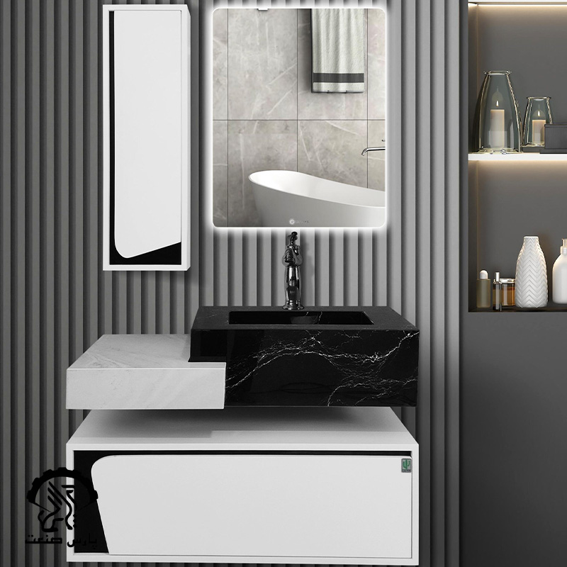 روشویی کابینتی کاکتوس مدل ونیز 90 سانتی متر کد 8062