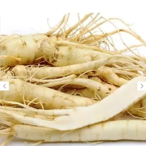 جینسینگ سفید کره ای تازه و مرغوب جینسینگ ممتاز پک نیم کیلویی