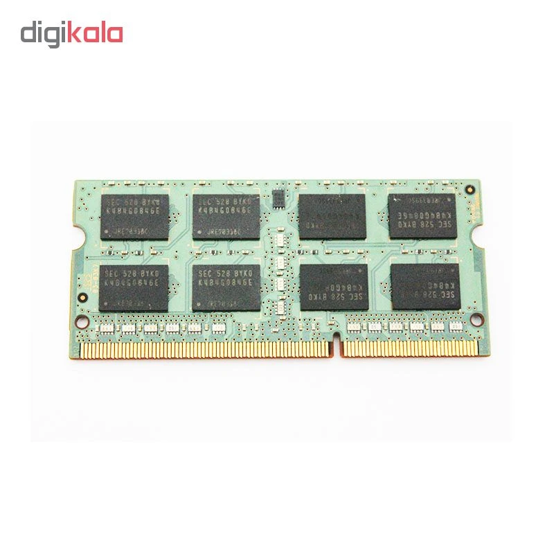 رم لپ تاپ DDR3 تک کاناله 1600 مگاهرتز CL11 سامسونگ مدل PC3L ظرفیت 8 گیگابایت