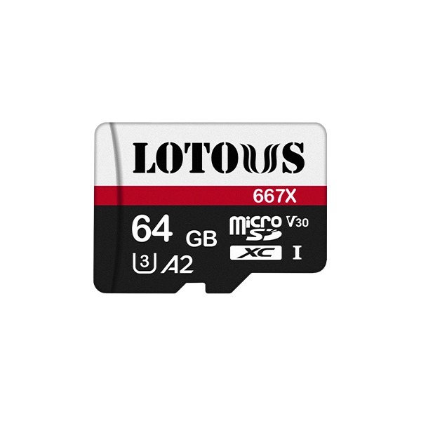 کارت حافظه میکرو SD لوتوس 64 گیگابایت 667X A2