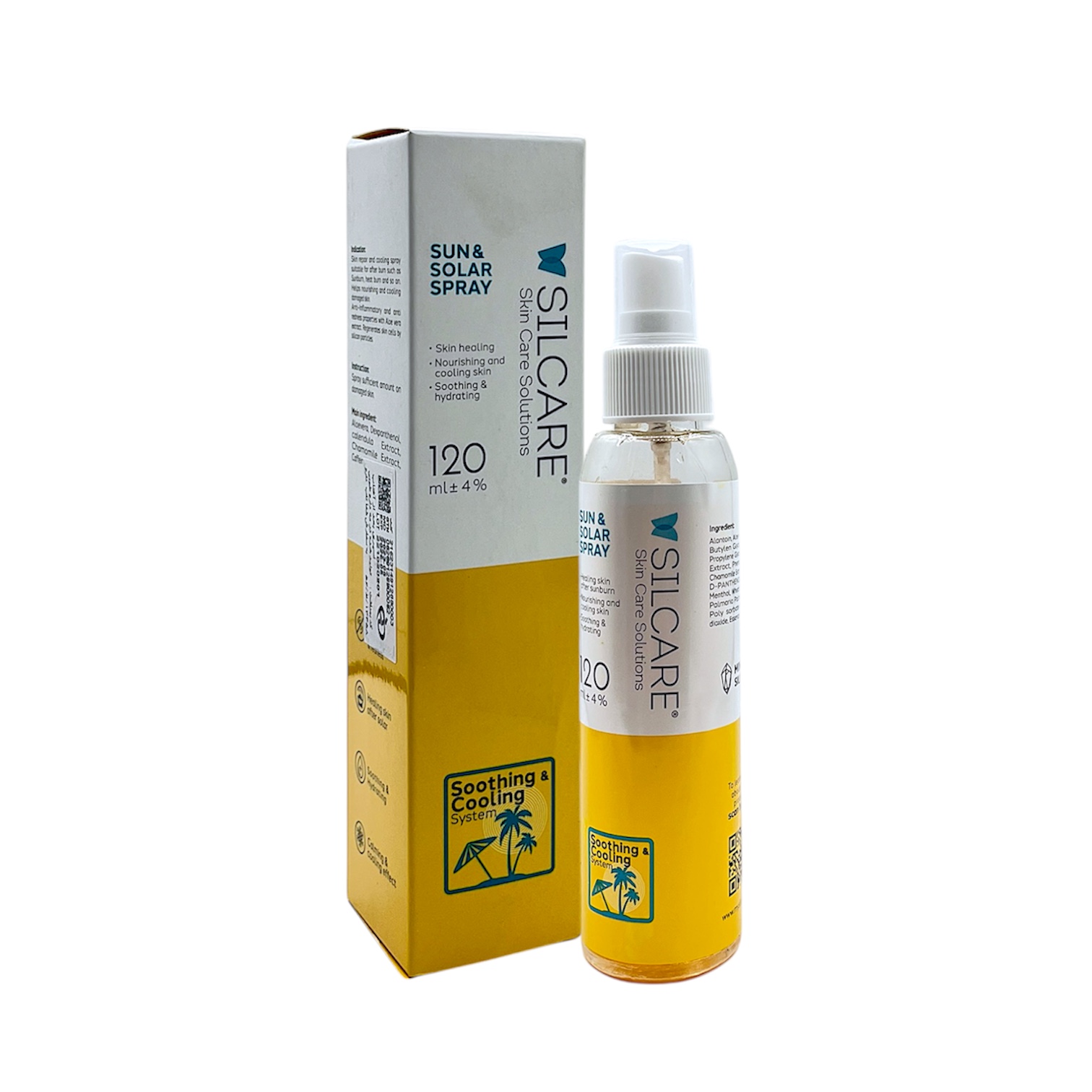 اسپری ضدآفتاب و سولار سیلکر 120ml