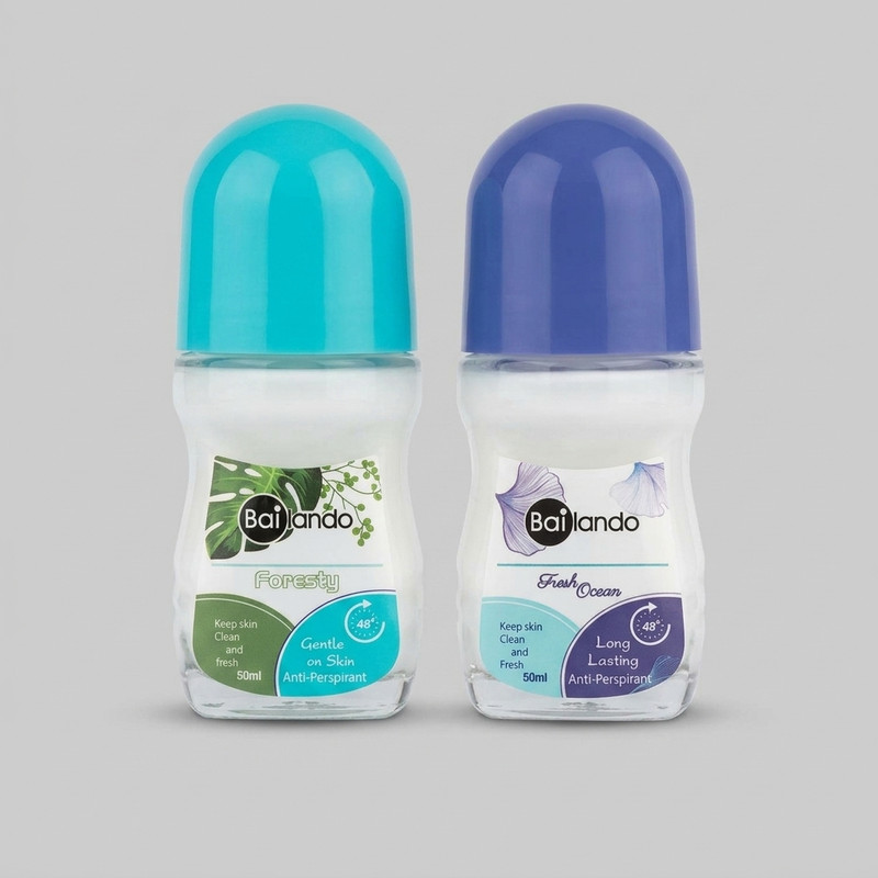 رول ضد تعریق بایلندو مدل FRESH OCEAN حجم 50 میلی لیتر به همراه رول ضد تعریق بایلندو مدل FORESTY حجم 50 میلی لیتر