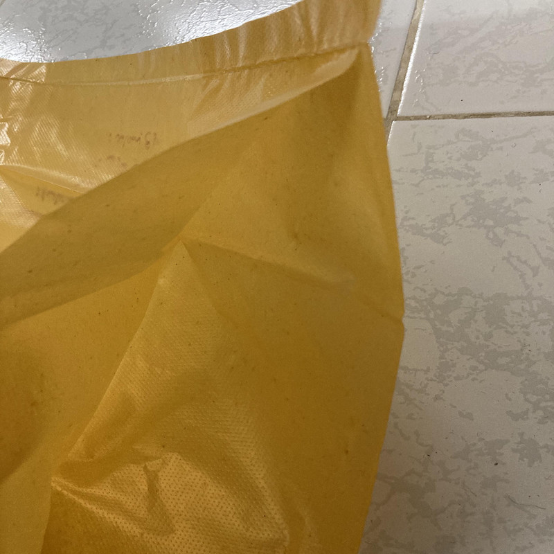 کیسه زباله طرح عفونی مدل ضخیم 70.65 بسته 20 عددی مدل 1