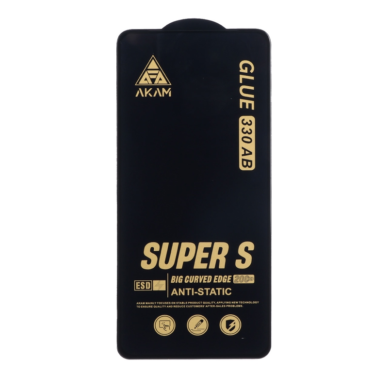 گلس گوشی شیائومی شیشه ای AKAM آنتی استاتیک Full Cover Super S Anti Static اورجینال برای Redmi Note 14 4G / Redmi Note 13