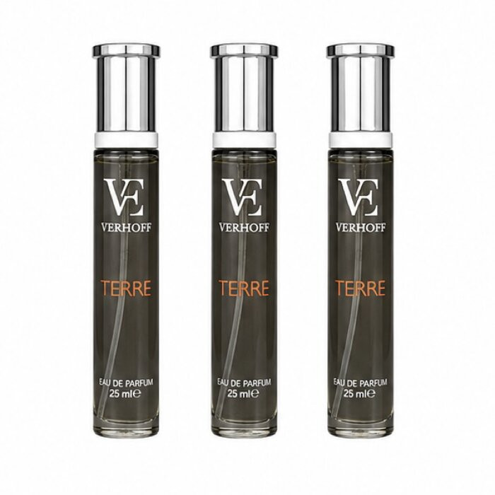 عطر جیبی مردانه ورهف مدل تق با رایحه گرم حجم 25 میلی لیتر بسته 3 عددی