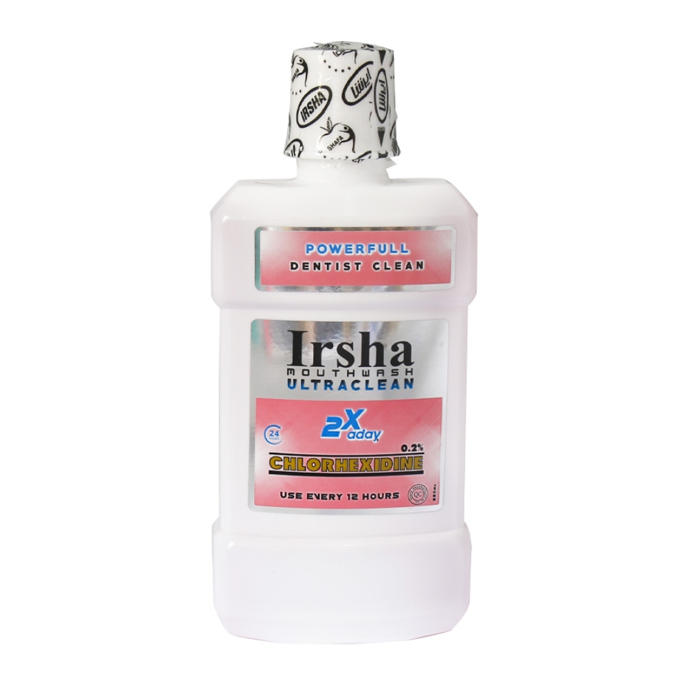 دهانشویه ایرشا Irsha مدل Chlorhexidine 0.2 ضدعفونی کننده دهان حجم 250 میل