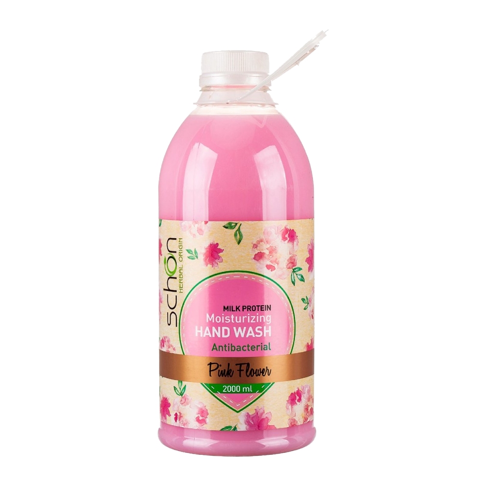 مایع دستشویی شون Schon مدل Pink Flower آبرسان حجم 2000 میل مدل 1