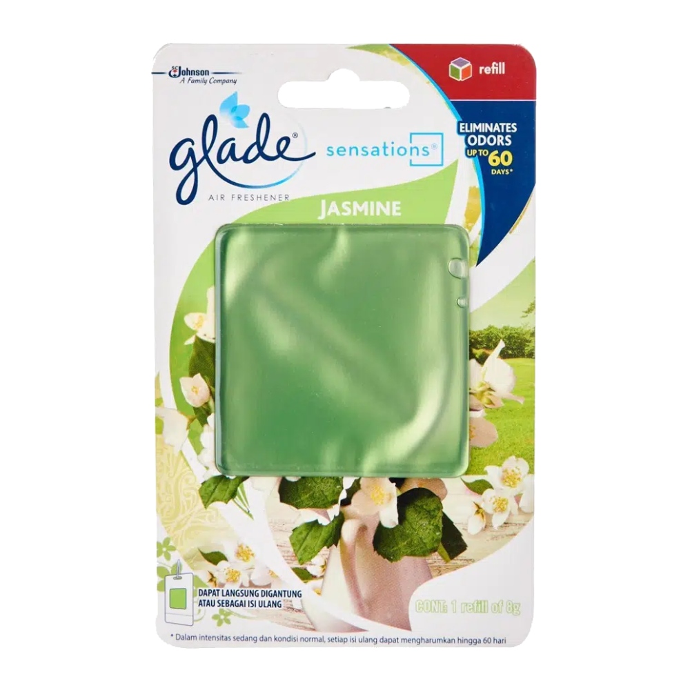 خوشبو کننده هوا گلید Glade مدل Jasmine رایحه گل یاسمن وزن 8 گرم مدل 1