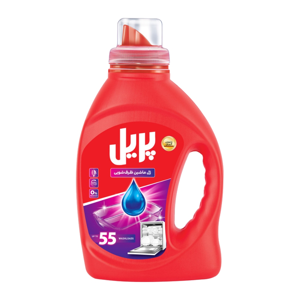 ژل ماشین ظرفشویی پریل Pril قابل استفاده برای 55 بار شست شو وزن 1000 گرم مدل 1