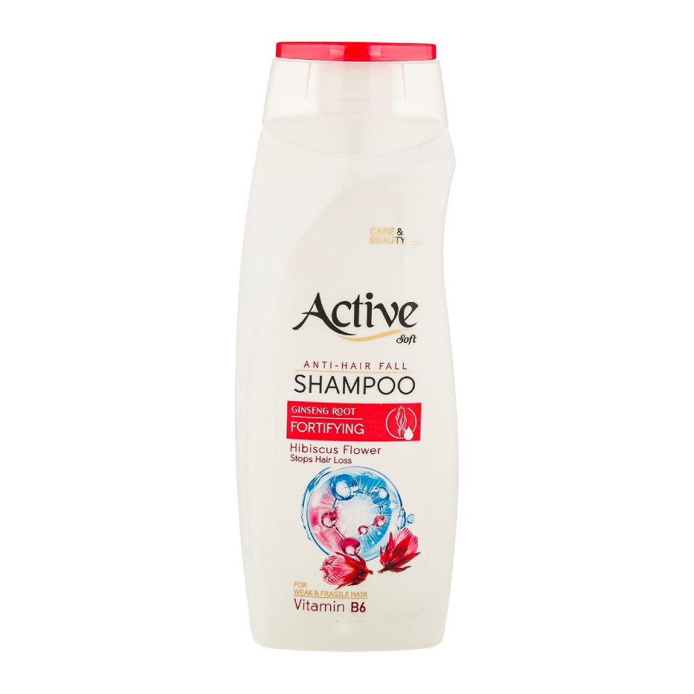 شامپو مو اکتیو Active مدل Fortifying مناسب موهای شکننده و نازک حجم 350 میل مدل 1