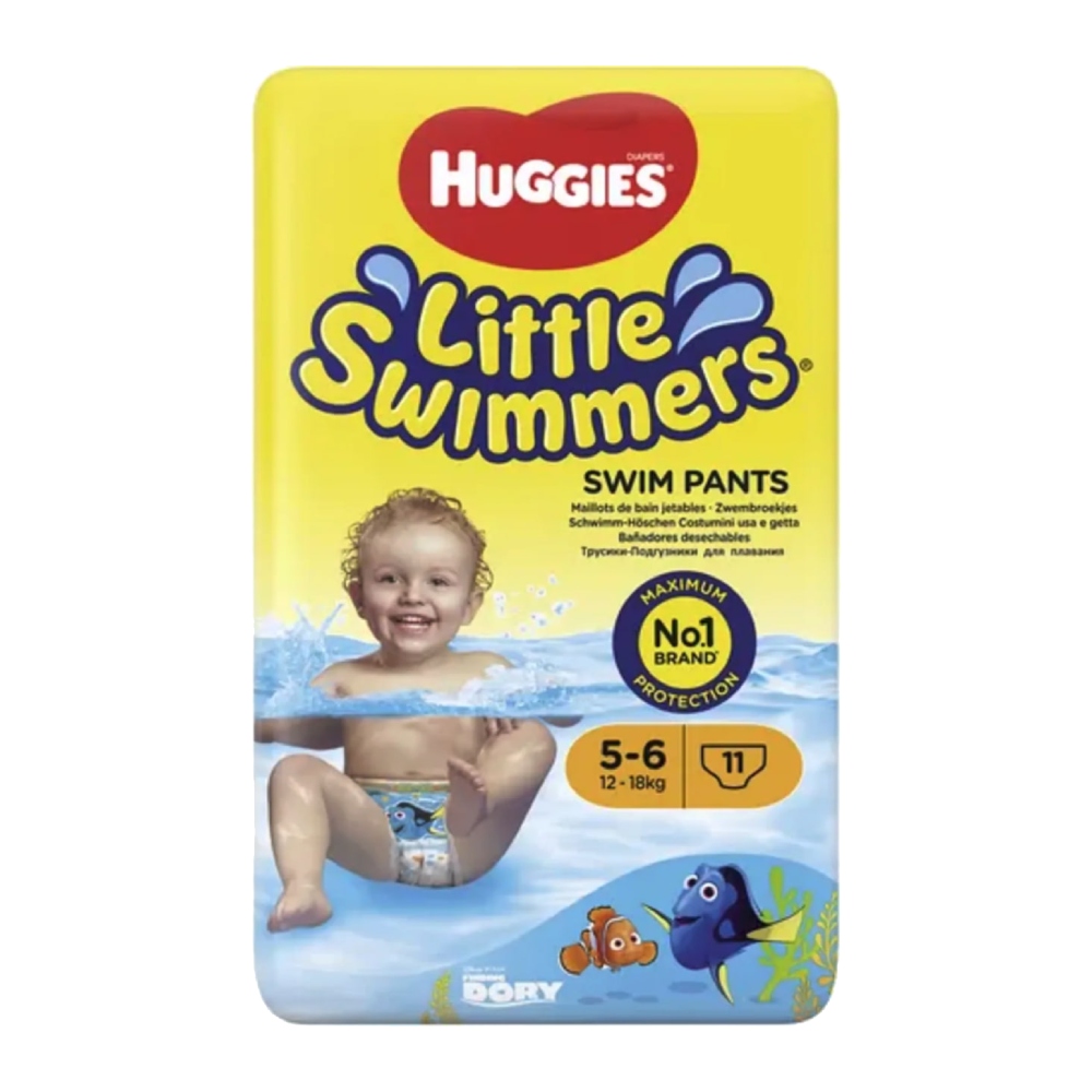 پوشک استخری هاگیز Huggies مدل Little Swimmers مناسب کودک با وزن 12 تا 18 کیلوگرم بسته 11 عددی مدل 1