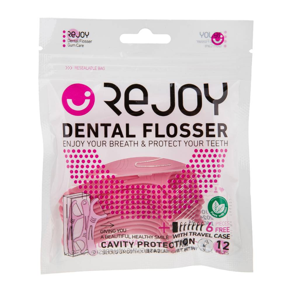 نخ دندان کمانی ریجوی Rejoy مدل Cavity Protection محافظ لثه بسته 18 عددی مدل 1