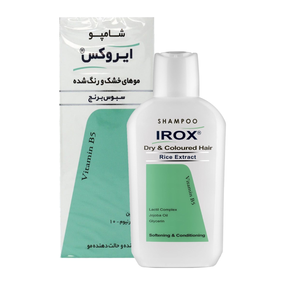 شامپو مو ایروکس Irox مدل Rice Extract مناسب موهای خشک و رنگ شده وزن 200 گرم مدل 1