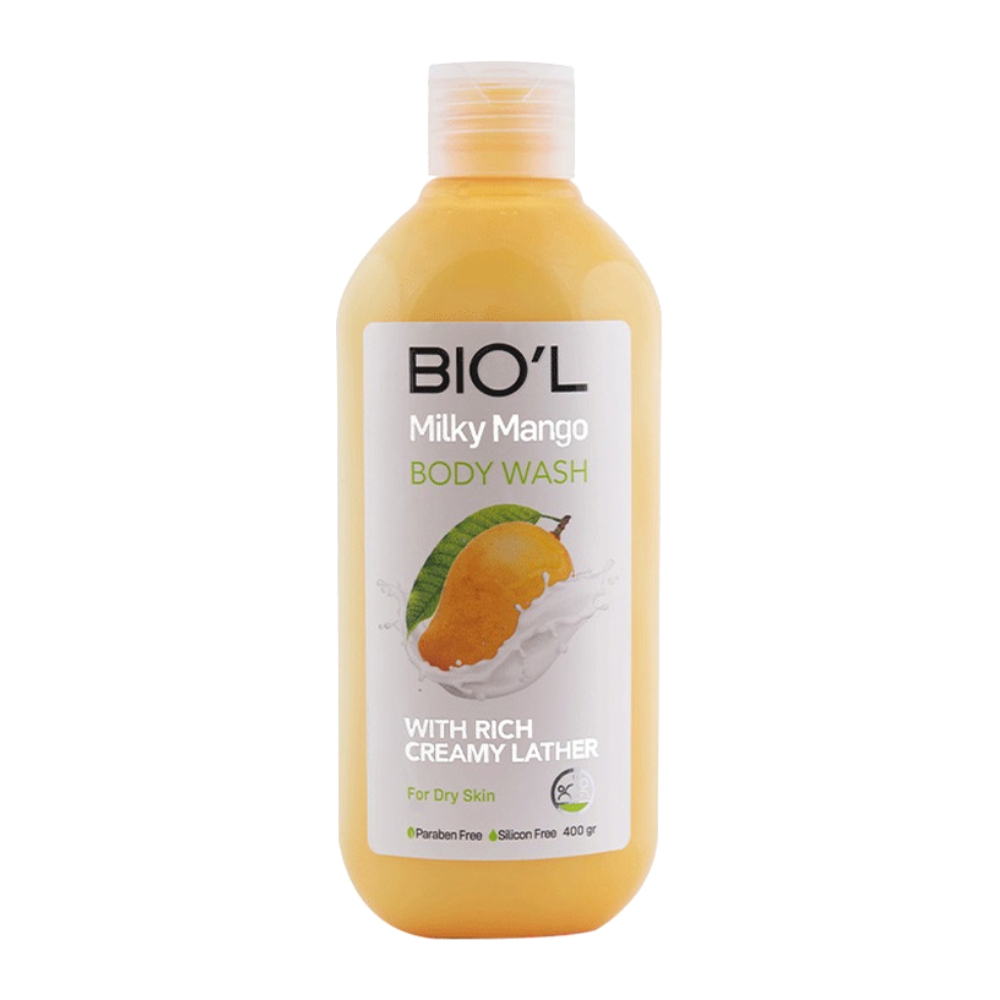 شامپو بدن Biol مدل Milky Mango مناسب پوست های خشک حجم 400 میل مدل 1