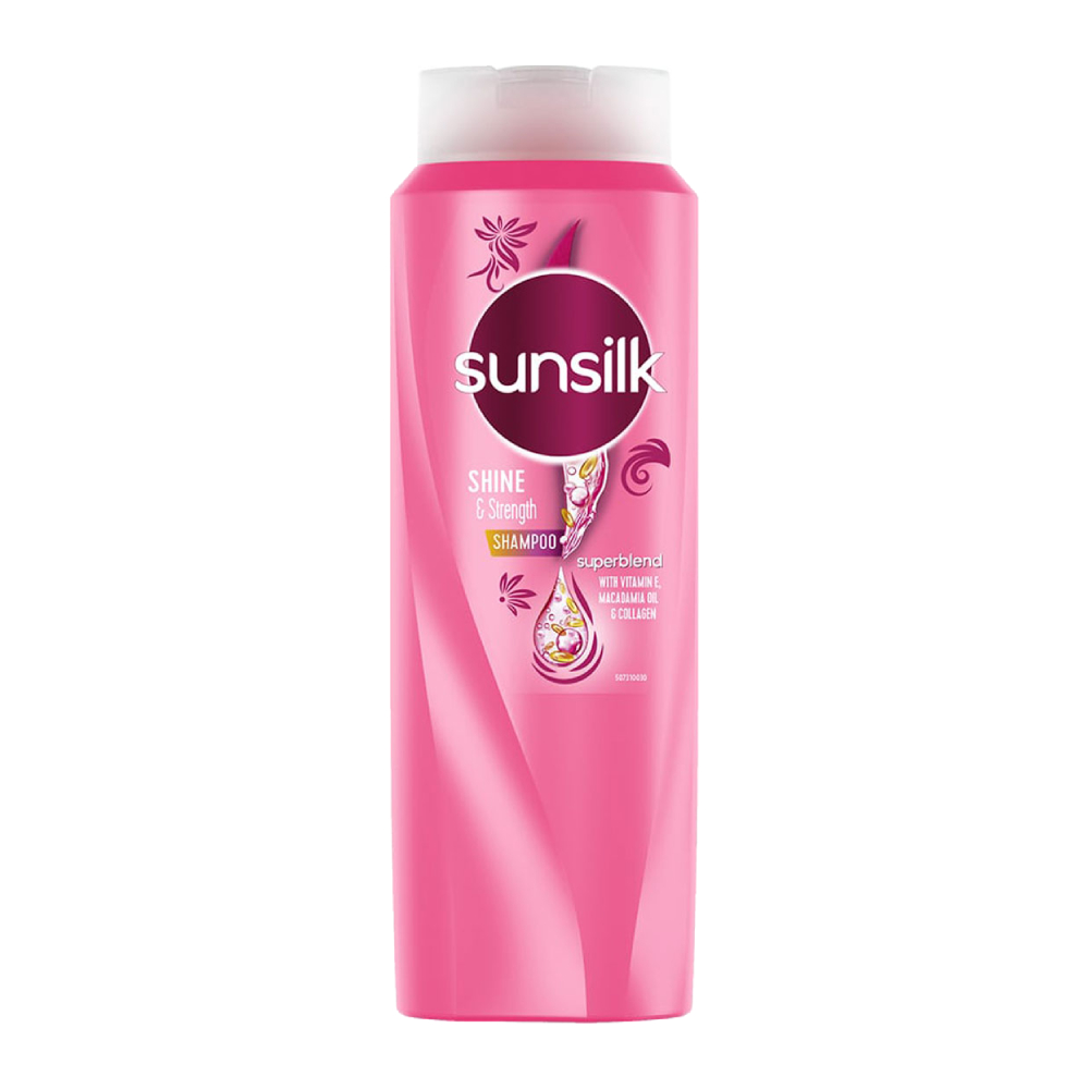 شامپو تقویت کننده موی سر سان سیلک Sunsilk مدل Shine And Strength براق کننده حجم 600 میل مدل 1
