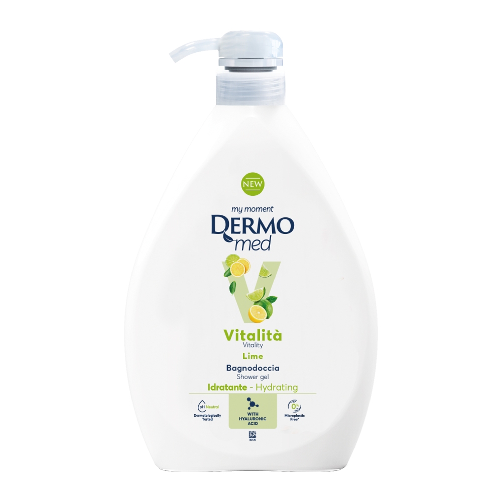 شامپو بدن درمومد DERMOmed مدل Vitalita Lime رایحه لیمو حجم 1000 میل مدل 1