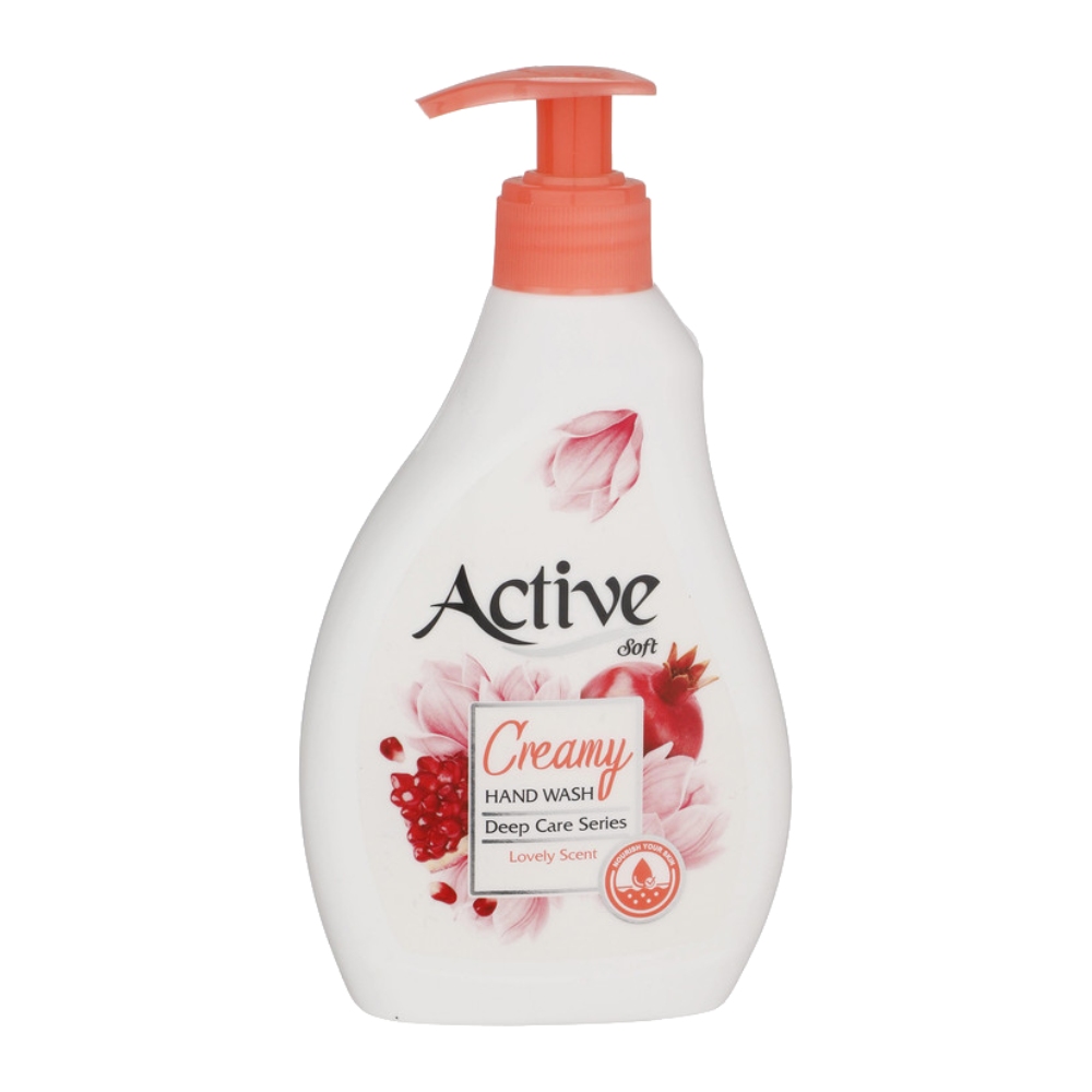 مایع دستشویی اکتیو Active مدل Pink حاوی عصاره انار وزن 350 گرم مدل 1