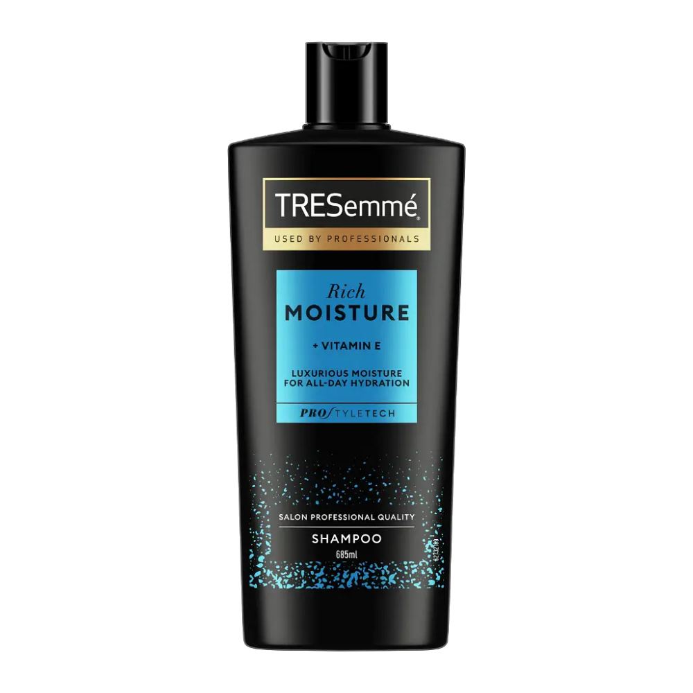 شامپو آبرسان و مرطوب کننده ترزمی TRESemme مدل Rich Moisture حجم 685 میل مدل 1