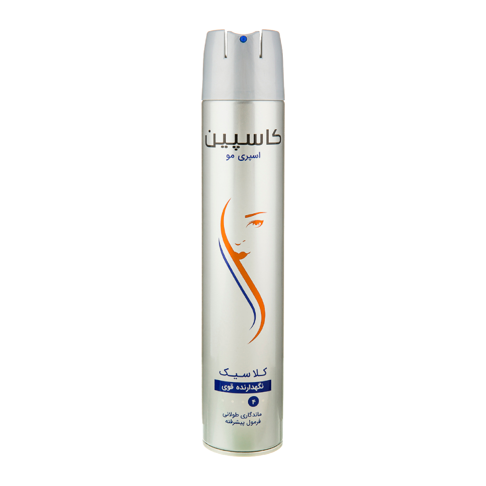 اسپری حالت دهنده موی سر کاسپین Caspian مدل Classic درجه سختی 4 حجم 500 میل مدل 1