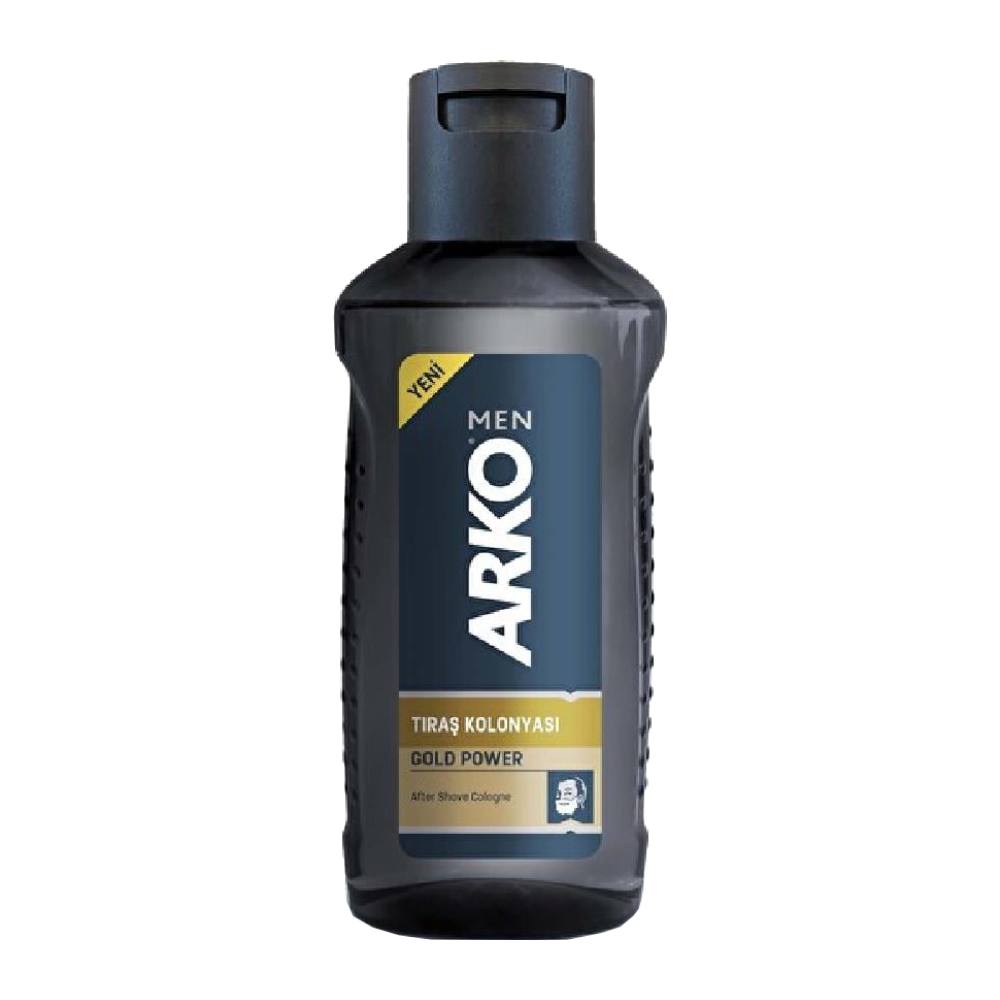 افتر شیو ادکلنی آرکو ARKO مدل Gold Power مناسب انواع پوست حجم 255 میل مدل 1