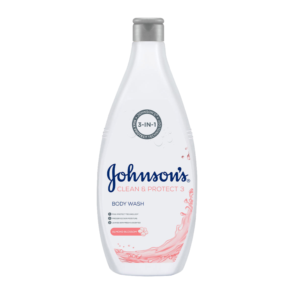 شامپو بدن سه در یک جانسون Johnsons مدل Almond Blossom عصاره شکوفه بادام حجم 750 میل مدل 1