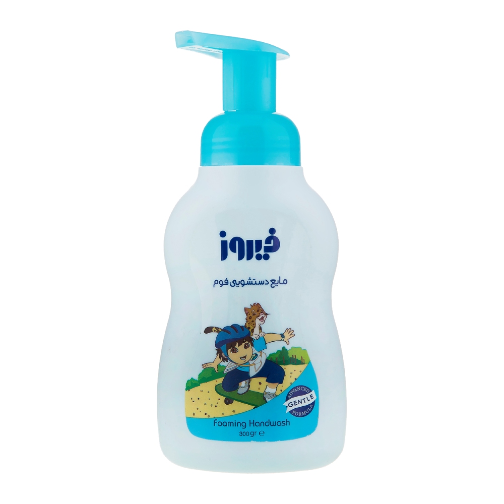 مایع دستشویی فومی فیروز Firooz مدل Blue رنگ آبی وزن 300 گرم مدل 1