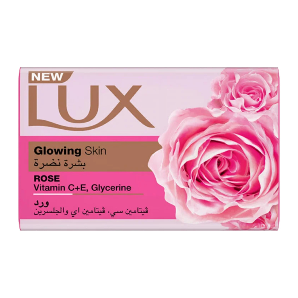 صابون لوکس Lux مدل Glowing Skin Rose با رایحه گل سرخ وزن 170 گرم مدل 1