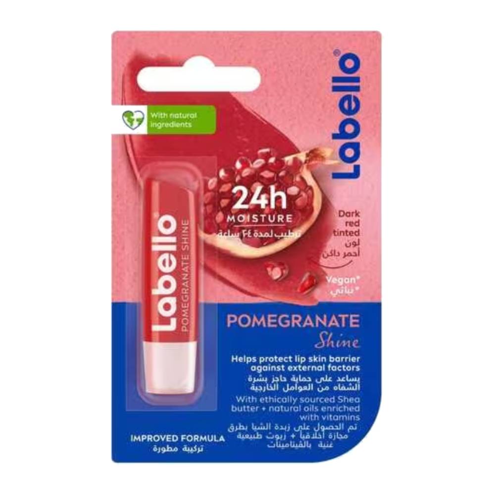 بالم لب Labello مدل Pomegranate Shine مناسب انواع پوست وزن 4.8 گرم مدل 1